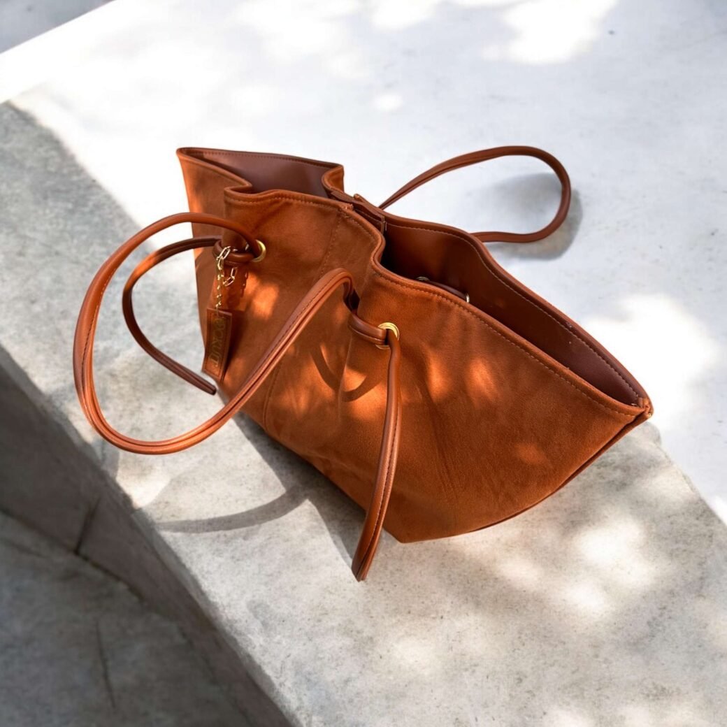 Velvet Brown Sky Bag - Image 2